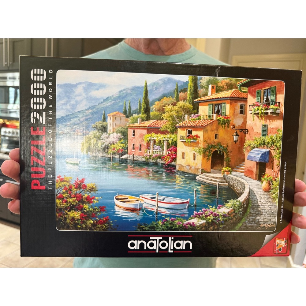 Anatolian‎ 2000 Piece Puzzle The Puzzle of the World Italian Village Scenery